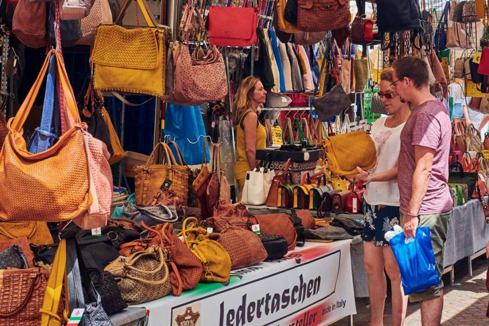 Markets at the Garda lake